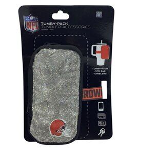 NFL Cleveland Browns Tumby-Pack Tumbler Accessory Rhinestone Detail Adjustable